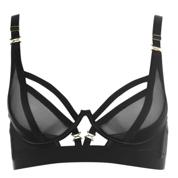 image of Ann Summers Alina Plunge Bra - Black