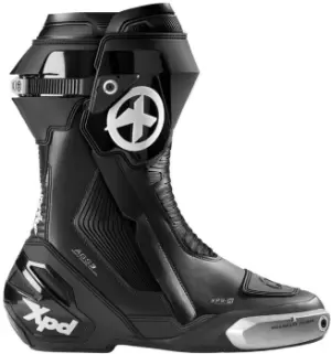 Image of XPD XP9-R Motorcycle Boots, black-white, Size 44, black-white, Size 44