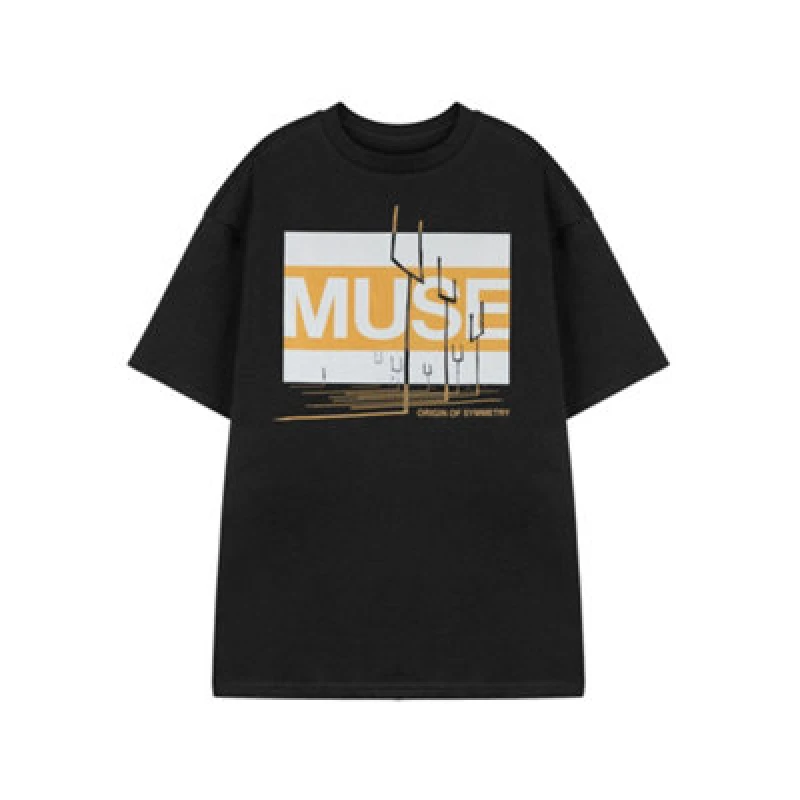 Image of Muse Muse Short Sleeved T-Shirt in Black Size: Small Black S Unisex 5063203926633