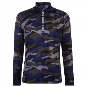 Image of Bjorn Borg Arc Zip Polo Shirt - Camo 81251