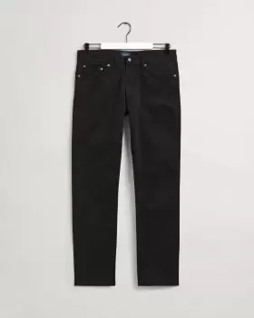 image of GANT Men Arley Regular Fit Desert Jeans (32-32) Black