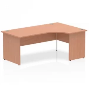 image of Trexus Radial Desk Right Hand Panel End Leg 18001200mm Beech Ref