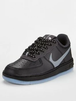 Image of Nike Air Force 1 Lv8 3 Childrens Trainer - Black