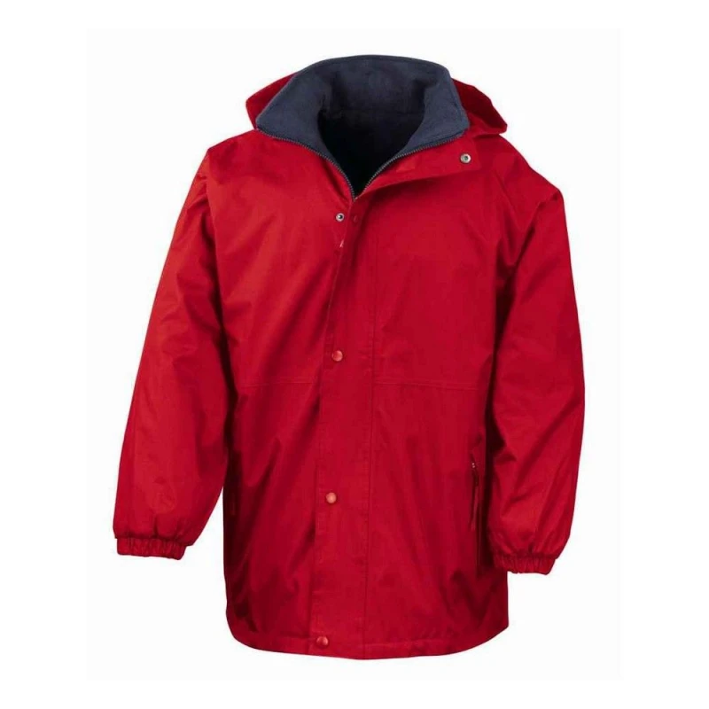Image of Result Result Men StormDri 4000 Reversible Waterproof Jacket in Red Size: Small Red S Male 5063470694044