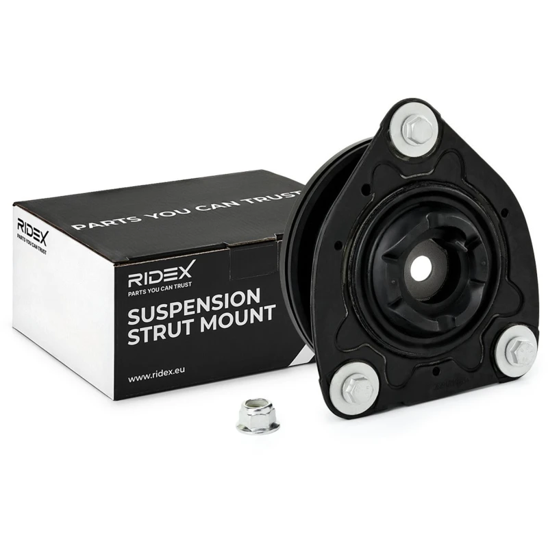 Image of RIDEX 1180S0715 Top strut mount Front Axle Suspension Strut Support Bearing (1180)