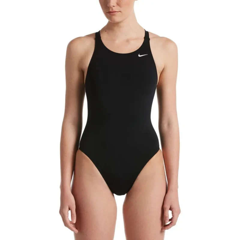 Image of Womens 1 Piece swimsuit Nike Swim Hydrastrong Solid Noir Female 42
