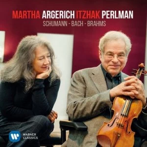 image of Martha Argerich/Itzhak Perlman Schumann/Bach/Brahms by Martha Argerich CD Album