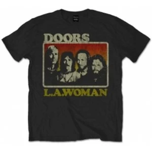 Image of The Doors LA Woman Mens Blk T Shirt: Medium