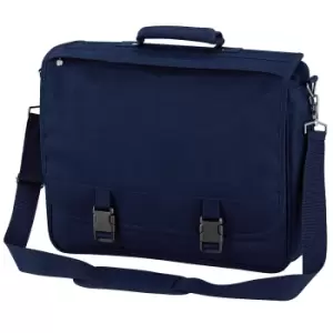 Image of Quadra Portfolio Briefcase Bag - 12 Litres (One Size) (French Navy)