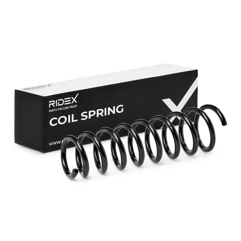Image of RIDEX 188C0057 Coil spring Rear Axle Coil Spring (188)