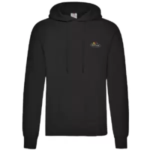 Image of Fruit of the Loom Mens Vintage Logo Hoodie (L) (Black)