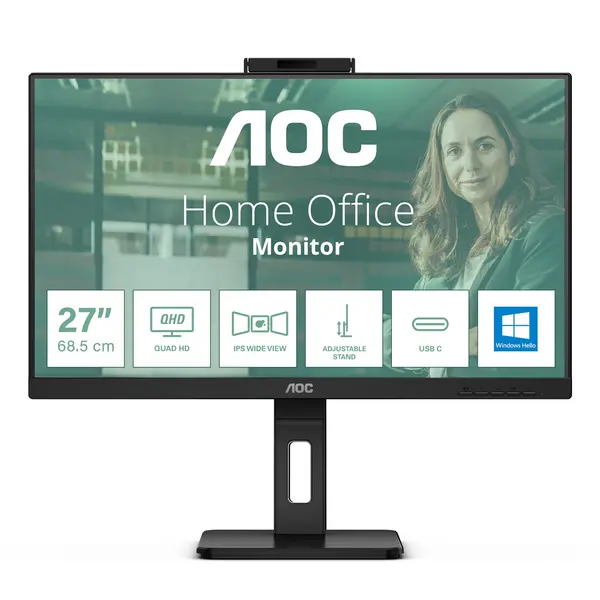 Image of AOC 27" Q27P3CW Quad HD IPS LED Monitor
