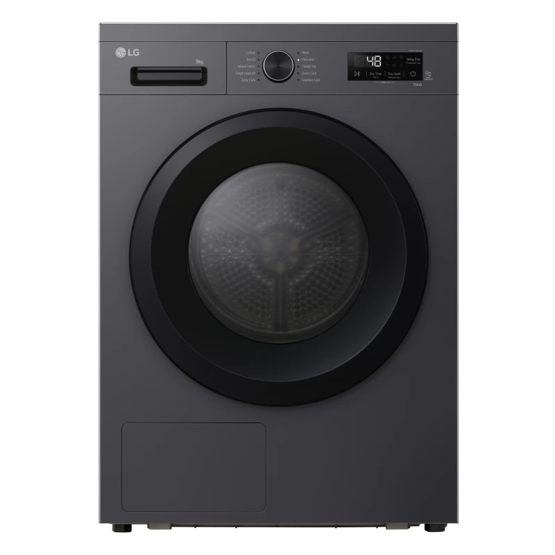 Image of LG X10 Series ThinQ RHX1009NMK WiFi Connected 9Kg Heat Pump Tumble Dryer - Slate Grey - A+++ Rated