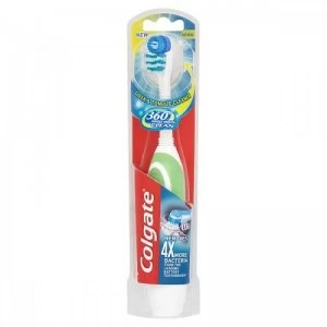 image of Colgate 360 Whole Mouth Clean Battery Powered Brush Green