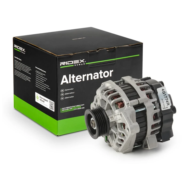 Image of RIDEX REMAN 4G1774R Generator Alternator Charging Current: 90A, Voltage: 12V Alternator (4)