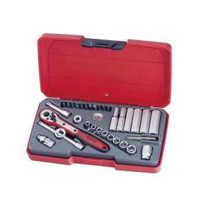 Image of Teng T1435AF Socket Set of 35 A/F 1/4in Drive