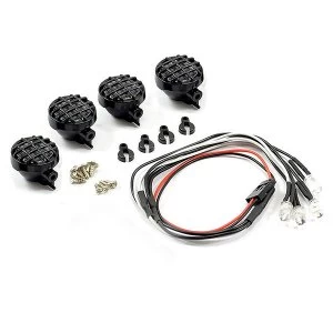 image of Fastrax Light Set W/Led,Lenses Wire Connector 4Pc - Round