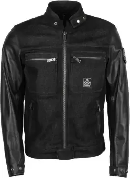 Image of Helstons Winston Motorcycle Leather Jacket, black, Size XL, black, Size XL