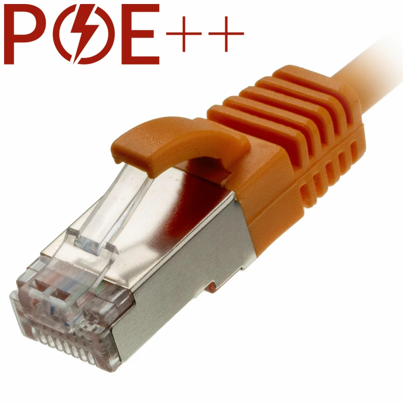 Image of Cablenet 1m Cat6a RJ45 Orange U/FTP LSOH 30AWG Slim Snagless Booted Pa