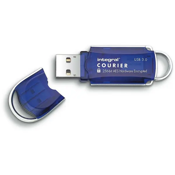 image of Integral Integral 16GB Courier FIPS 197 256-Bit AES Hardware Encryption USB 3.0 N/A