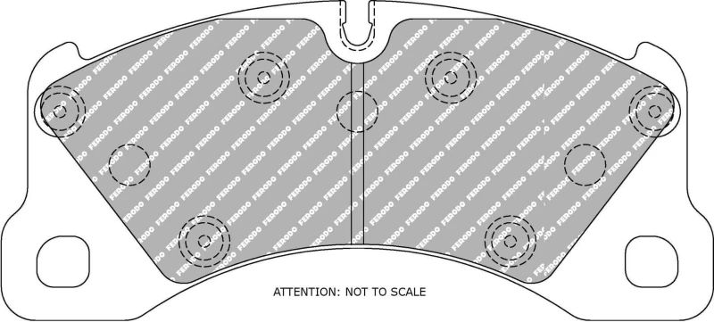 Image of Brake pad set FERODO RACING FCP4064H