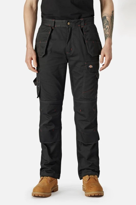 Image of Dickies Dickies 'Redhawk Pro' Trousers in Black Size: 32" Black 32" Male 0195441994015