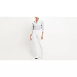 Image of Levis 724 Straight Jeans - White