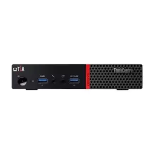 Image of T1A Lenovo ThinkCentre M900q Refurbished DDR4-SDRAM i5-6500T mini PC Intel Core i5 16GB 256GB SSD Windows 10 Pro Black