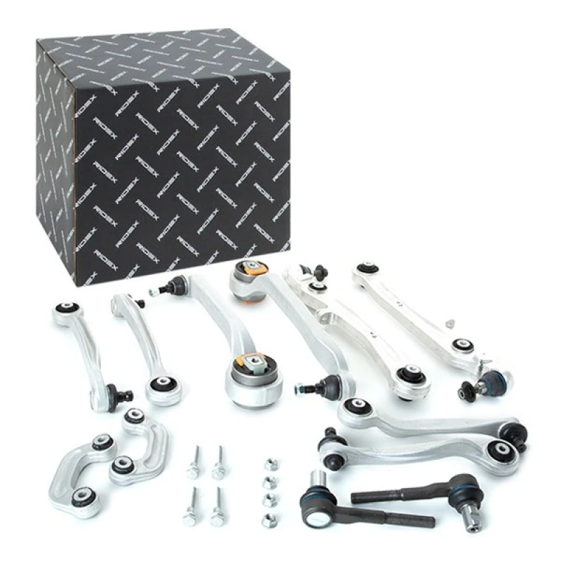 Image of RIDEX 772S0174 Control arm repair kit Front Axle Aluminium Suspension Kit (772)