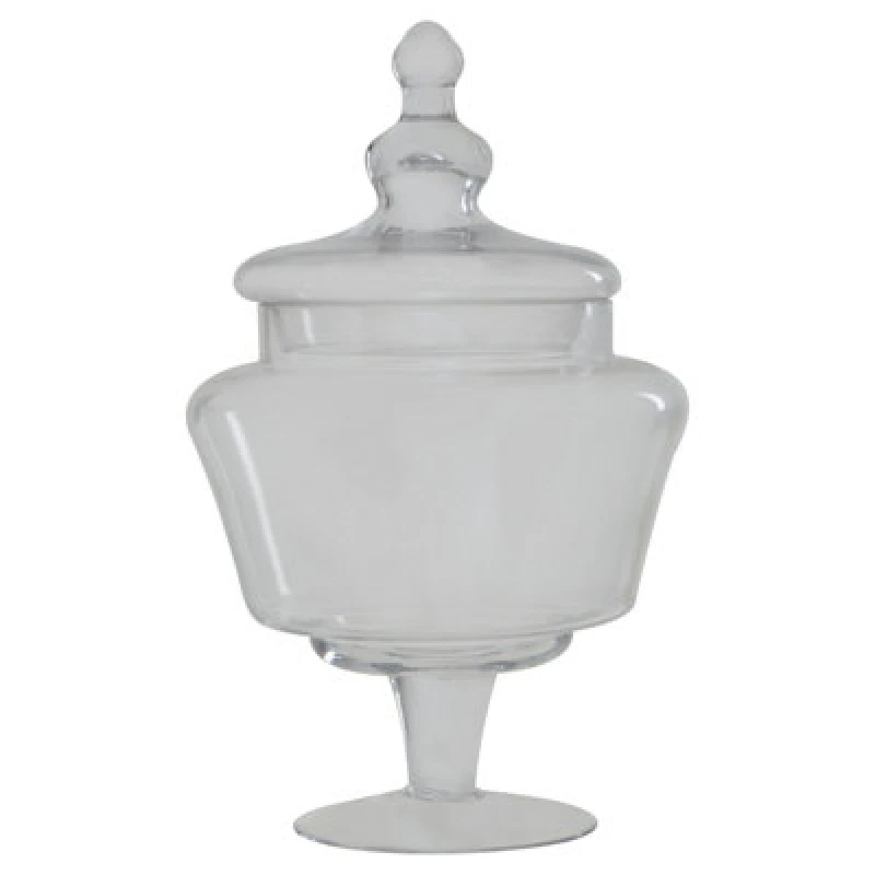 Image of Premier Housewares Olivia Clear Glass Candy Large Storage Jar Clear