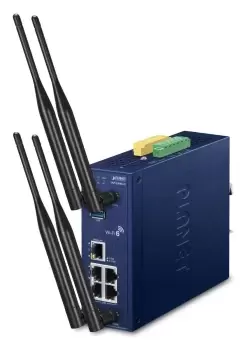 Image of Industrial Dual Band 802.11ax 2400Mbps Wireless AP - 2.4 Gbps