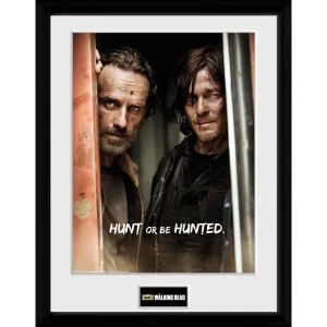 image of The Walking Dead Rick and Daryl Framed Collector Print