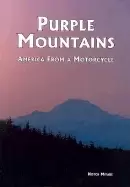 Image of purple mountains america from a motorcycle