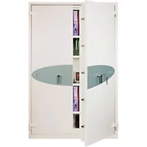 image of Phoenix Security Fire Safe with Key Lock FS1923K 772L 1950 x 1250 x 585mm White