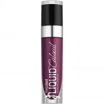 Image of wet n wild megalast Liquid Catsuit Metallic Lipstick 6g (Various Shades) - Acai so Serious