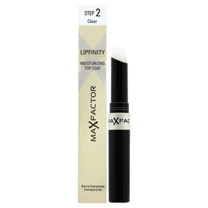 image of Max Factor Lipfinity Moisturizing Top Coat 1.9g Clear Clear