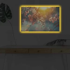 Image of 4570DHDACT-167 Multicolor Decorative LED Lighted Canvas Painting