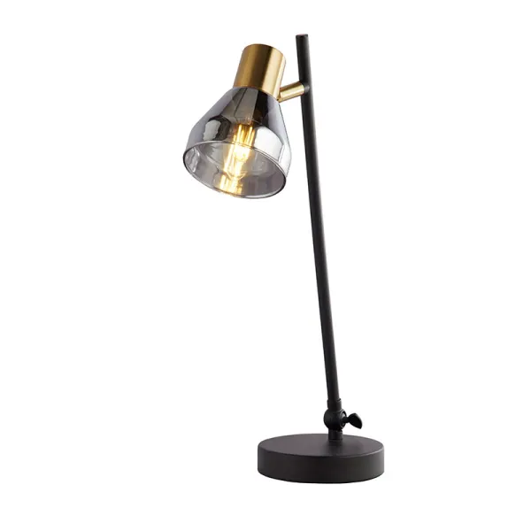 Image of Searchlight Westminster Table Lamp - Black