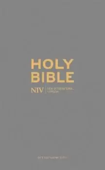 Image of NIV Pocket Charcoal Soft-tone Bible with by New International Version