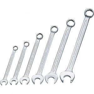 image of Elora 6 Piece Long Combination Spanner Set Whitworth