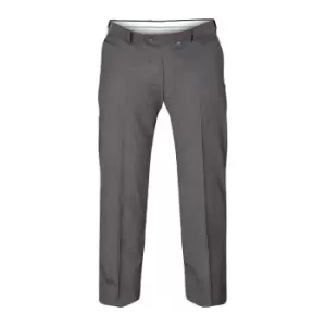 image of Duke Mens Kingsize Supreme D555 Stretch Dress Trousers (42L) (Charcoal)