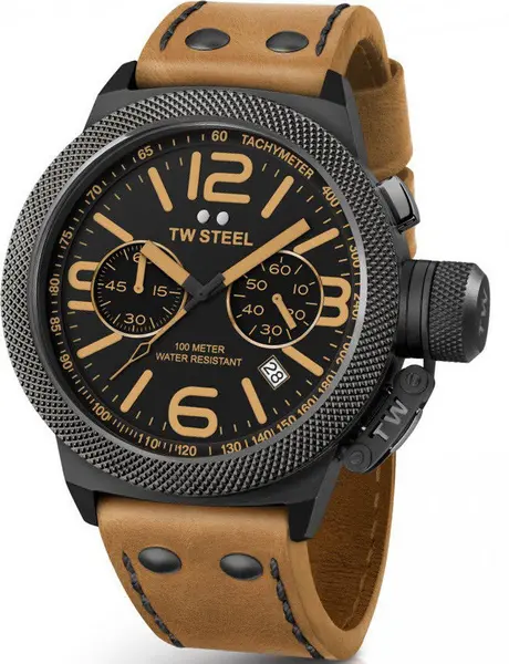 Image of TW Steel Watch Canteen 50mm - Black TW-374