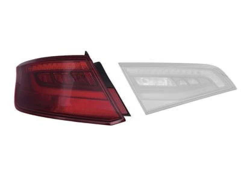 Image of VAN WEZEL 0336925 Rear light Outer section, with bulb holder, Left, LED Combination Rearlight (391)