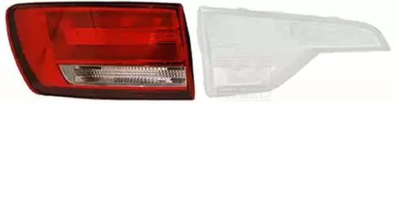 Image of VAN WEZEL 0347921 Rear light Outer section, with bulb holder, Left Combination Rearlight (391)