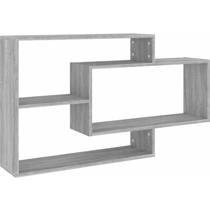 Image of VIDAXL Vidaxl - Wall Shelf Grey Sonoma 104x20x58.5cm Engineered Wood 8720286953921