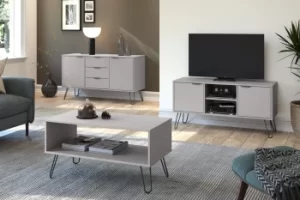 Image of Augusta 2 Door Flat Screen TV Unit, Grey