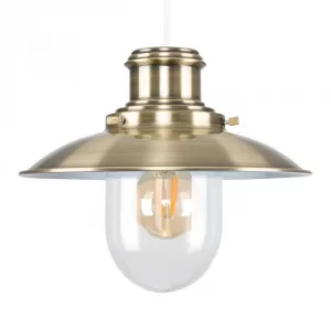 image of Ukai Fisherman&#x27;s Pendant Shade in Antique Brass