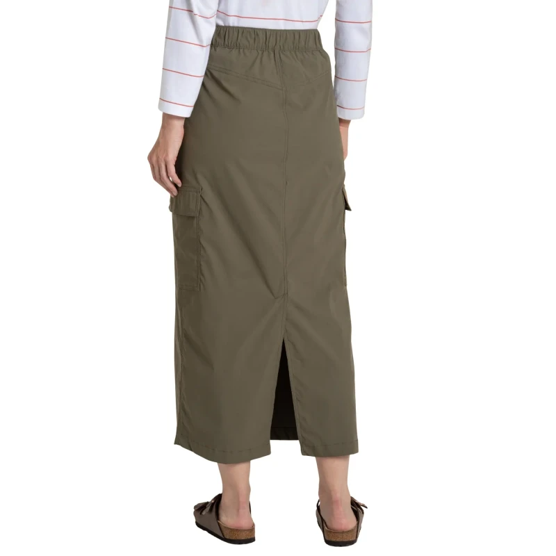 Image of Womens midi skirt Craghoppers NosiLife Pro Beige Female 38