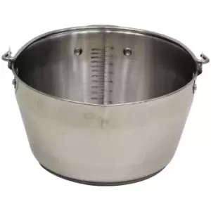 image of 9L Stainless Steel Maslin Jam Preserving Pan with Handle