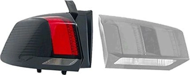 Image of VAN WEZEL Rear light VAN WEZEL 4007921